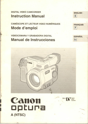 Videocamera originale canon - videocamera,