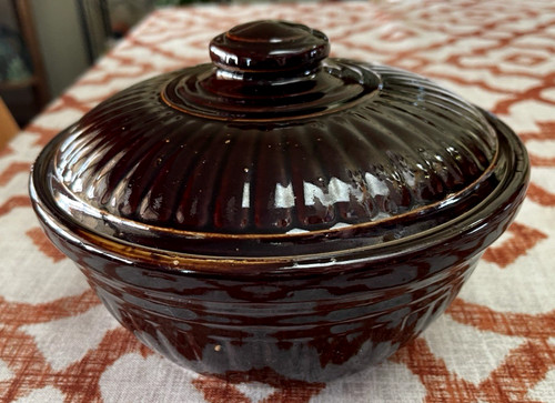 Casseruola coperchio vintage - e,