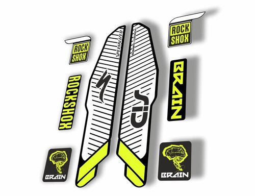 Adesivo decalcomania rock shox - decalcomania,