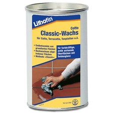 Lithofin COTTO Classic Cera per Piastre di Argilla di Terracotta Cotto 1 Litro