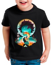 Hero Tanjiro Kinder T-Shirt demon japan manga