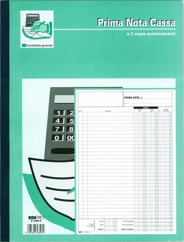 Registro prima nota - registro, cassa