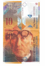 Svizzera 10 franchi  1995/1997