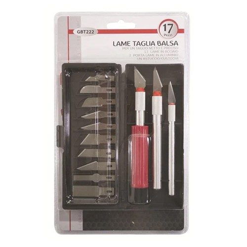Set mini coltelli taglia balsa - set,
