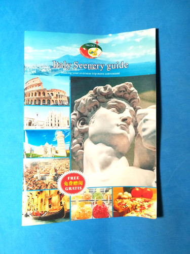 Depliant italy scenery guide - depliant,