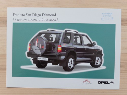 Opel frontera san diego - opel, a