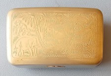 Scatola porta tabacco  sigarette Germania Tabakdosen giugnla vintage