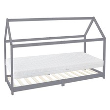 Letto per bimbi grigio con