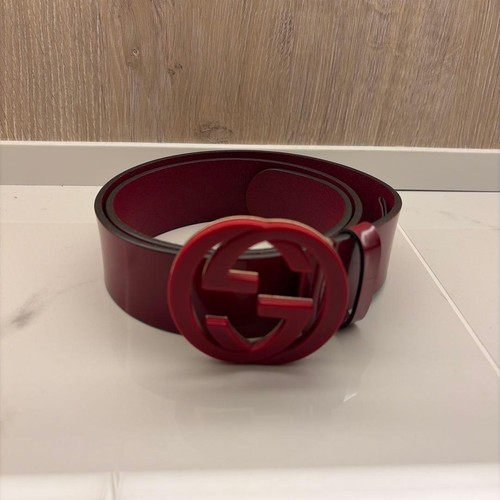 Cintura gucci usata pelle - cintura,