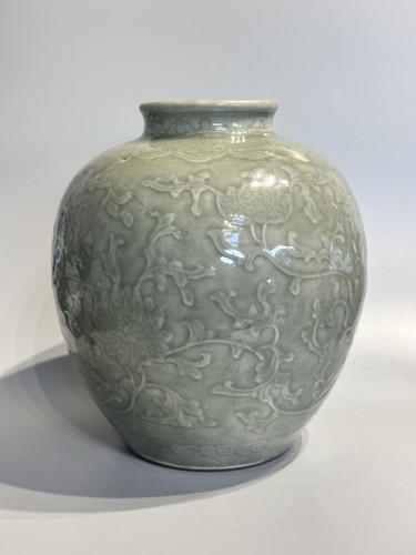 Vaso peonia globulare - , smaltato