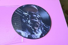 IRON MAIDEN LP PICTURE DISC MAN ON THE NM SOLO DISCO