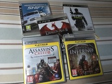  ps3 PlayStation Lotto 5 giochi need for speed ASSASSIN’S CREED II Call OF duty.