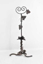 Oggetto In Ferro Con Foglie H 40 Cm