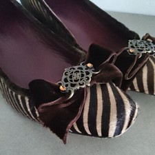 Scarpe Zebra Italiana Vintage