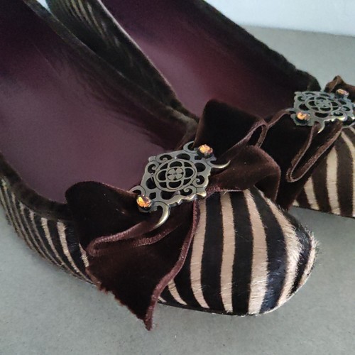 Scarpe zebra italiana vintage - scarpe,