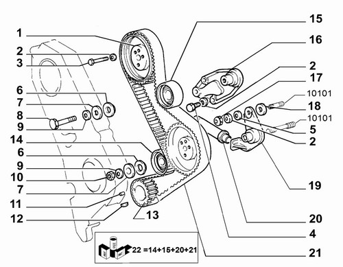 4726098 ingranaggio albero - 4726098,