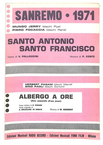 Ebond spartiti sanremo - ebond,