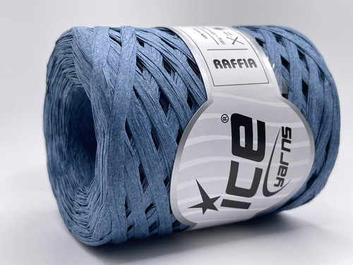 Denim blu rafia 70616 - blu,
