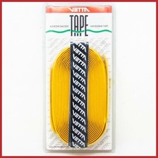 NOS VETTA NASTRO BARRA MANUBRIO PELLE GIALLA VINTAGE STRADA CORSA BICI VECCHIO