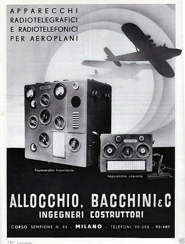Pubblicita 1935 allocchio e - pubblicita',
