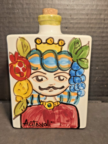 Bottiglia olio oliva ceramica