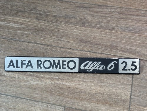 Alfa romeo alfa6 2500 logo - alfa6,