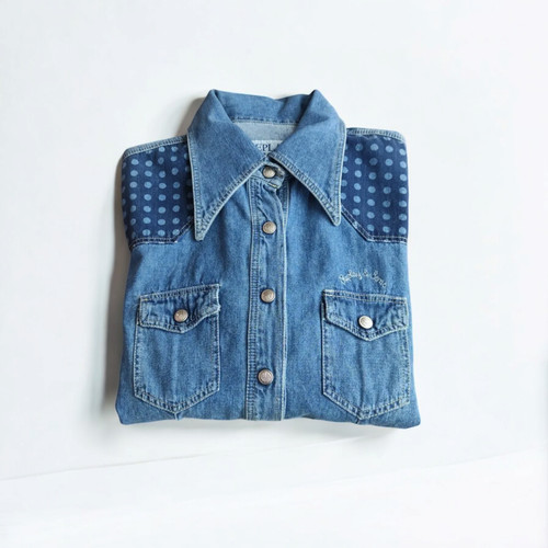 Replay sons camicia jeans blu - replay&sons,