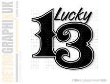 Adesivo Lucky 13 |
