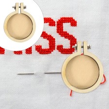  12 pezzi di cerchi decorativi per ricamo, mini cornici per punto croce, mini