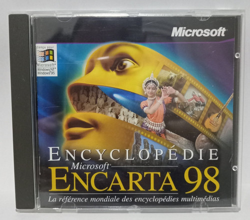 Vintage microsoft encarta - cd,