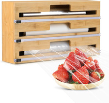 Porta Pellicola E Alluminio, Dispenser per Pellicola E Alluminio Lunghi 35Cm, 3 