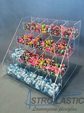 Espositore contenitore porta