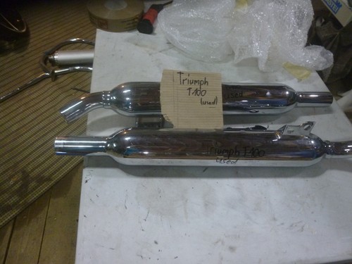 Scarico triumph t100 - scarico,
