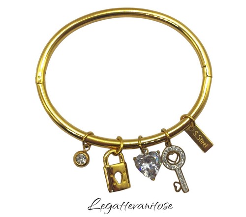 Bracciale donna rigido steel - bracciale,