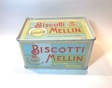 Scatola latta dei - in, biscotti