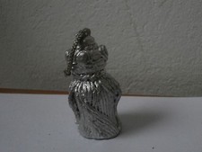 Palla di Natale addobbo festone decorazione FIOCCO d'ARGENTO 8 X 4 cm albero