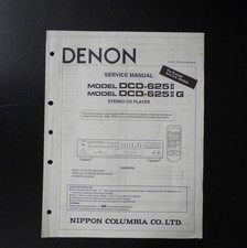 Manuale di servizio originale DENON DCD-625II/DCD-625IIG - Lettore CD stereo/S-39
