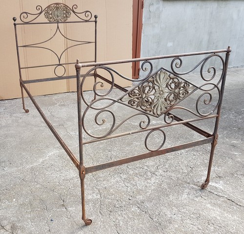 Letto antico ferro battuto - letto,