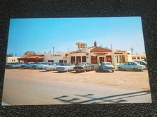 Cartolina anni 50 Old Cars MCM Automobile d'epoca Route 66 Amante Collezionista AZ