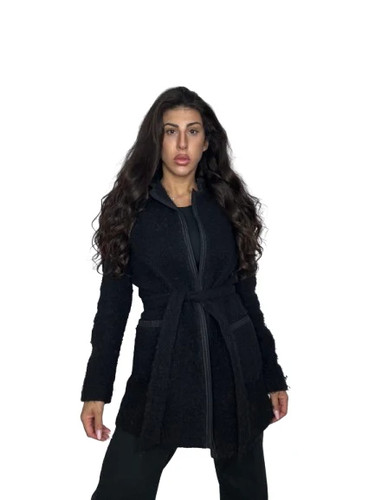 Maxmara black bouclé wool - maxmara,