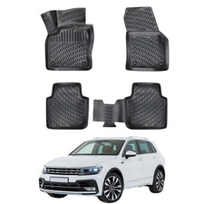 Tappetini per Volkswagen Tiguan 2016-2019 | Tappetino Custom Fit Nero