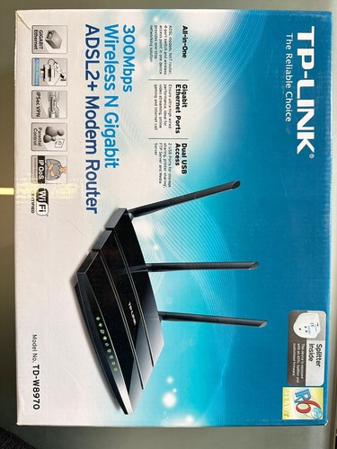 Modem router tplink w8970 - modem,
