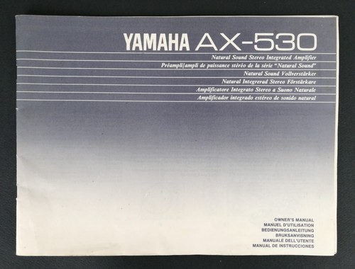 Yamaha 530 manuale - ax-530,