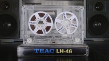 Audiocassetta Teac bianca nuova