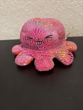 Peluche Polpo Reversibile Rosa