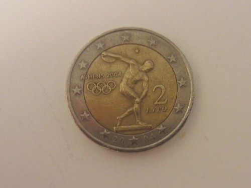 Moneta euro olimpiadi - da, 2