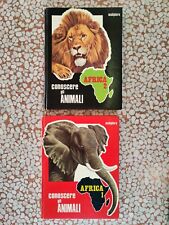 CONOSCERE GLI ANIMALI Africa 1 e Africa 2 -Malipiero 1973 2 volumi
