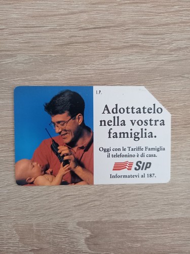 Scheda carta telefonica rara - scheda,