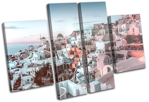 Greece santorini teal pink - teal,
