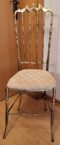 Sedia vintage chiavari ottone - chiavari,